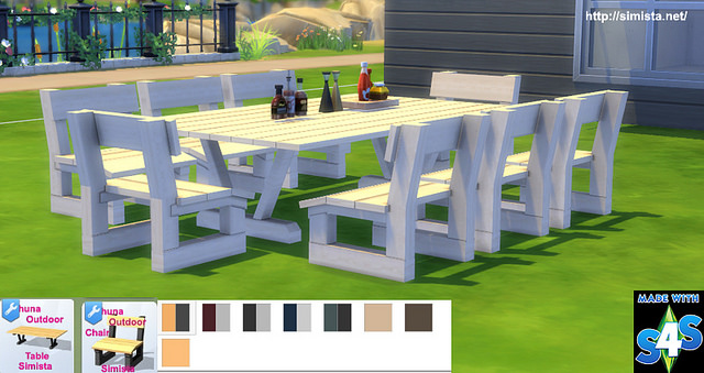 Sims 4 Kahuna Outdoor Seating at Simista