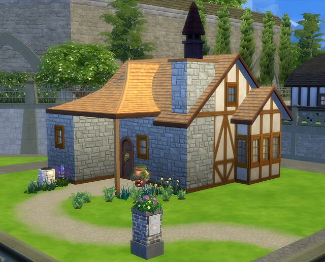 Sims 4 Windenburg starter house by Meryane at Beauty Sims