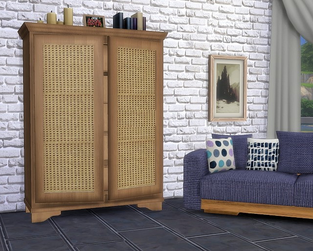 Sims 4 Clutter Me Schrank Cabinet recolor by Oldbox at All 4 Sims