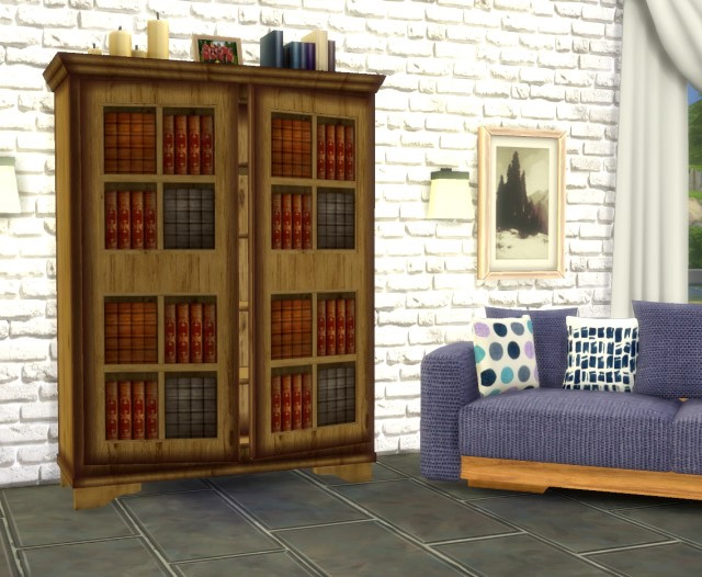 Sims 4 Clutter Me Schrank Cabinet recolor by Oldbox at All 4 Sims