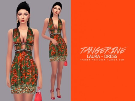 Laura dress at Tangerine Simblr
