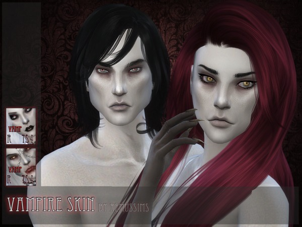 Sims 4 Vampire Skintone by RemusSirion at TSR