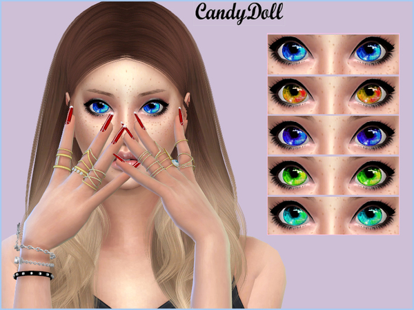 Sims 4 CandyDoll Sparkle Eyes by DivaDelic06 at TSR