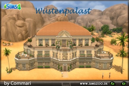 Desert palace by Commari at Blacky’s Sims Zoo