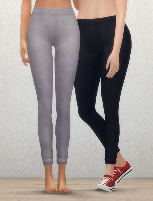 Sims 4 Cuffed Leggings 2 Swatches at Nyloa