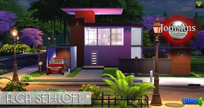 Sims 4 NEW ALCA SET + LOFT at Jomsims Creations