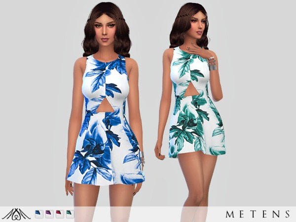 Sims 4 Wind Dress by Metens at TSR