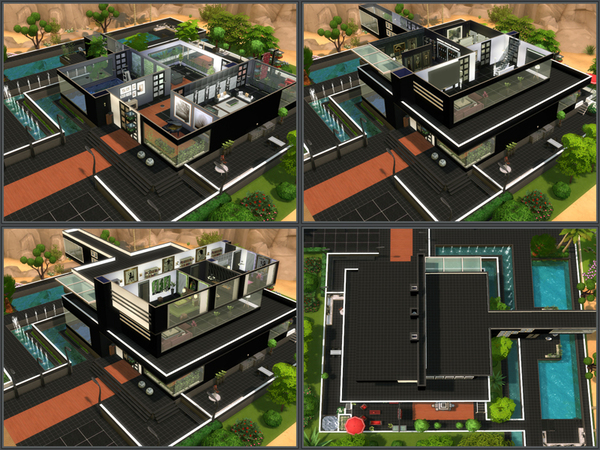 Sims 4 LAURA house by Danuta720 at TSR