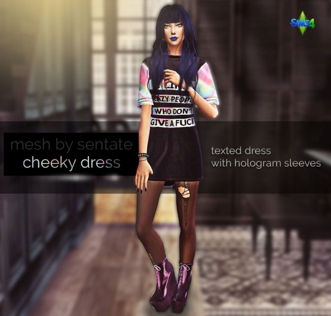 Sims 4 Cheeky Dress at Rimshard Shop