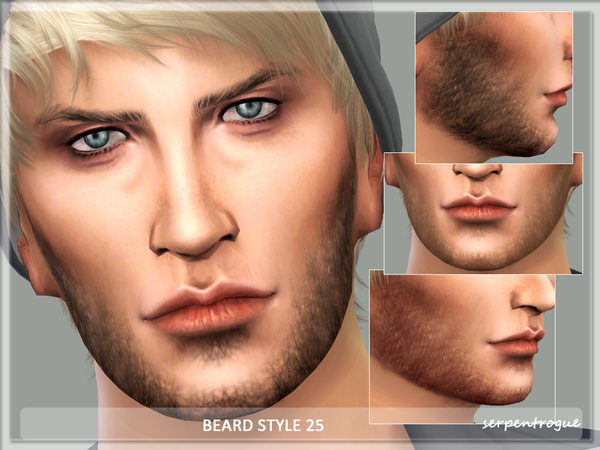 Sims 4 Beard Style 25 by Serpentrogue at TSR