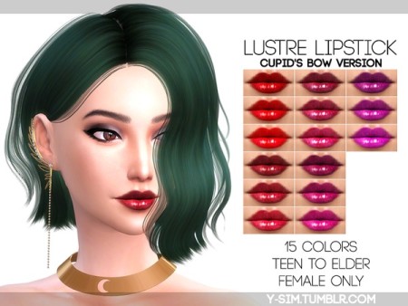 Lustre Lipstick Bow by Y-Sim at TSR