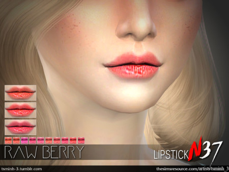 Raw Berry Lipstick by tsminh_3 at TSR