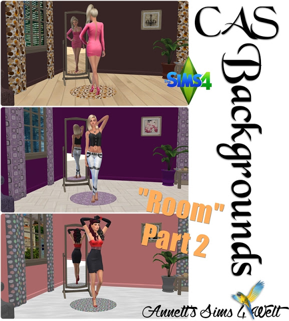 Sims 4 CAS Backgrounds Room Part 2 at Annett’s Sims 4 Welt