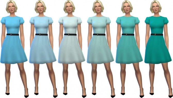 Sims 4 Simple Simmers Phoebe Dress Recolors by deelitefulsimmer at SimsWorkshop