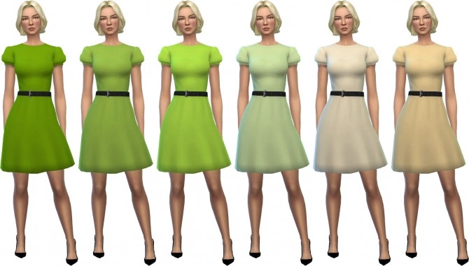 Sims 4 Simple Simmers Phoebe Dress Recolors by deelitefulsimmer at SimsWorkshop