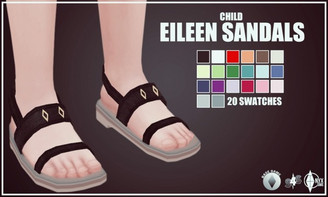 Sims 4 Eileen Sandals at Onyx Sims
