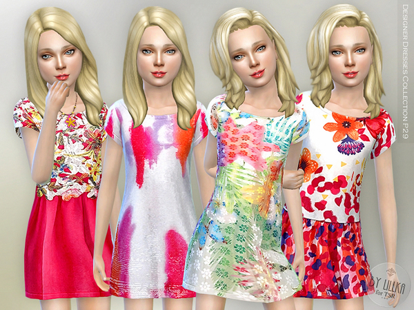 Sims 4 Designer Dresses Collection P29 by lillka at TSR