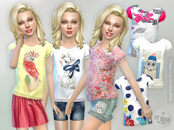 Sims 4 T  Shirt Collection GP08 by lillka at TSR