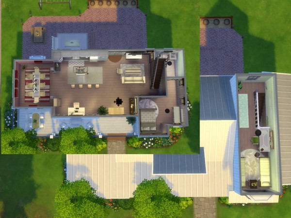 Sims 4 Modern Farm house by Ariasims at TSR