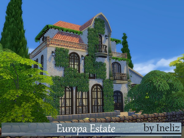 Sims 4 Europa Estate by Ineliz at TSR