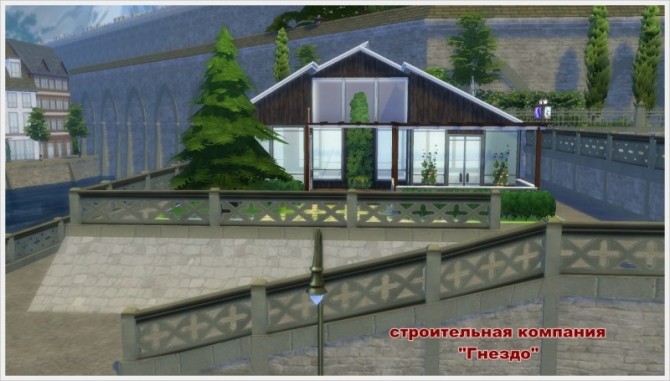 Sims 4 Lonic frame house at Sims by Mulena