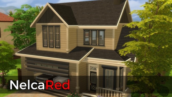 Sims 4 Suburban Basegame House by NelcaRed at Mod The Sims