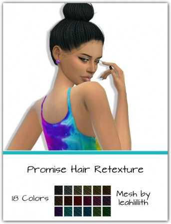 Promise Hair Retexture by maimouth at SimsWorkshop