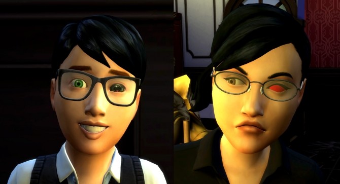 Sims 4 2 Different Eyes (Heterochromia, Blind Eye, Sci Fi/Fantasy) by Esmeralda at Mod The Sims