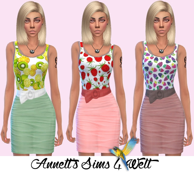 Sims 4 Crumpled Skirts at Annett’s Sims 4 Welt