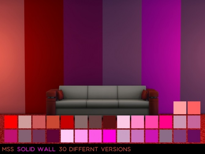 Sims 4 Solid Wall by midnightskysims at SimsWorkshop