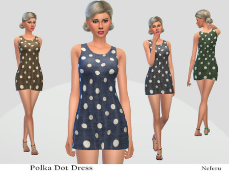 Polka Dot Dress by Neferu at TSR