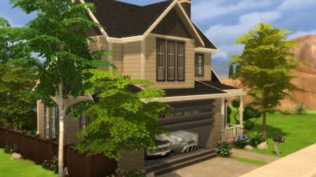 Suburban Basegame House by NelcaRed at Mod The Sims » Sims 4 Updates