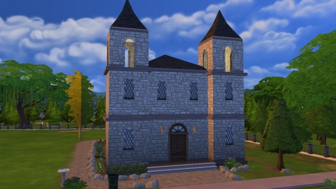 Sims 4 Old Sim Church by philips99 at Mod The Sims