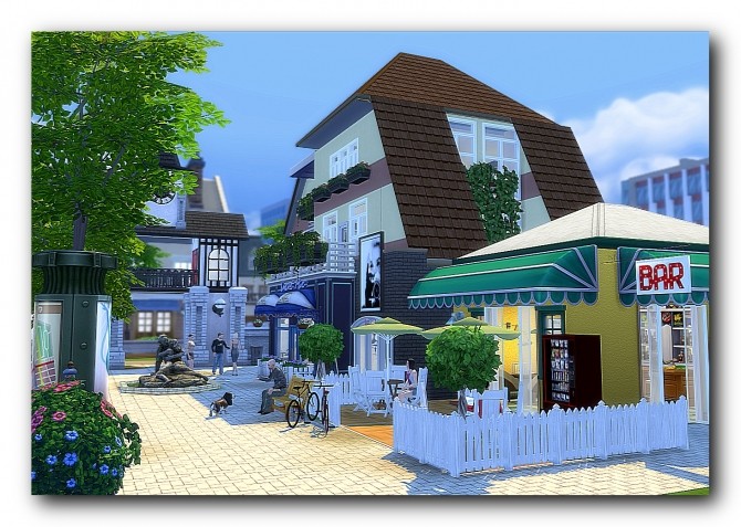 Sims 4 Beach Byway house at Architectural tricks from Dalila