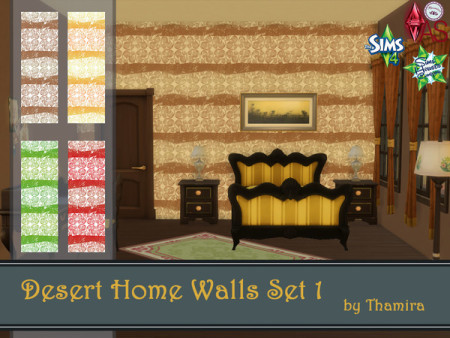 Desert Home Walls Set 1 by Thamira at TSR