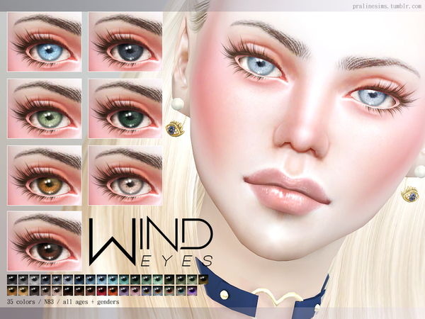 Sims 4 Wind Eyes N83 by Pralinesims at TSR