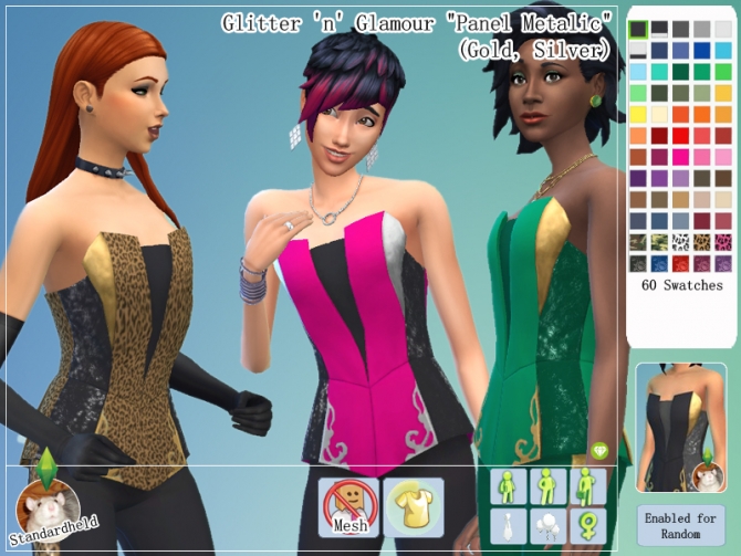 Standardheld Fall Glitter 'n' Glamour Clothing Pack by Standardheld at SimsWorkshop ...