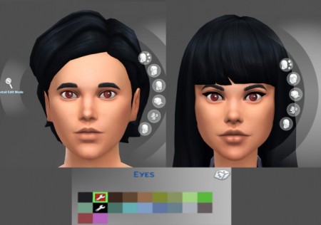 GTW’s Evil Clone eyes CAS enabled by kinghorus_02 at Mod The Sims