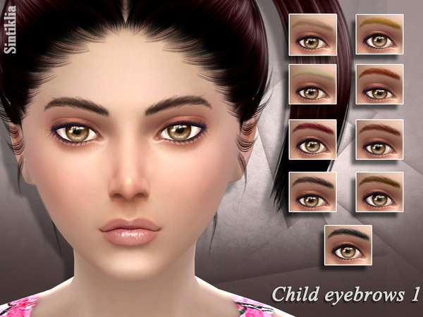 Sims 4 Eyebrows 1 by Sintiklia at TSR