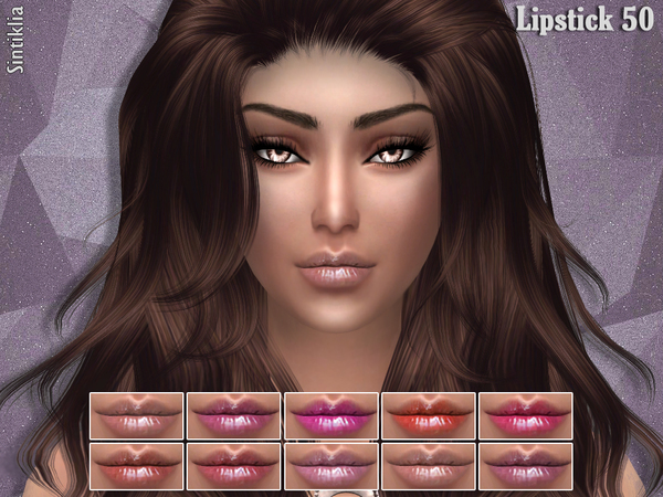 Sims 4 Lipstick 50 by Sintiklia at TSR