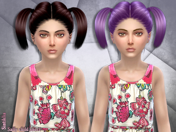 Sims 4 Sally hair set child by Sintiklia at TSR