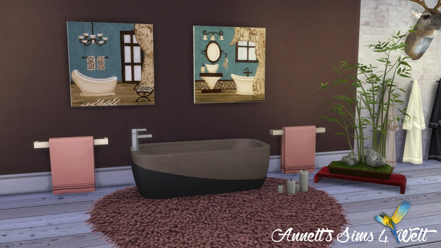 Sims 4 Gina Ritter Paintings Bathrooms at Annett’s Sims 4 Welt