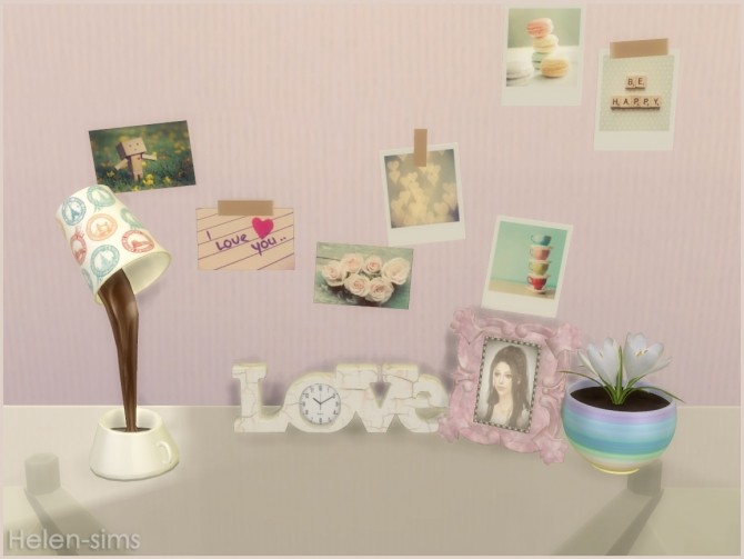 Sims 4 Hot Chocolate Table Lamp at Helen Sims