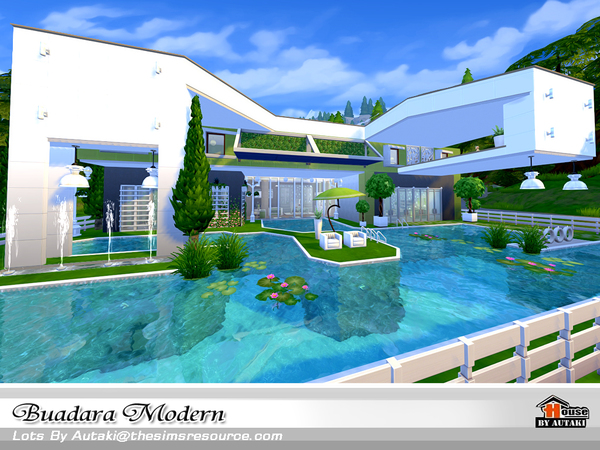 Sims 4 Buadara Modern by autaki at TSR