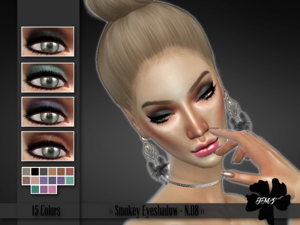 Sims 4 IMF Smokey Eyeshadow N.08 by IzzieMcFire at TSR