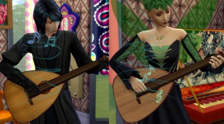 Lute Medieval/Renaissance Guitar by Esmeralda at Mod The Sims