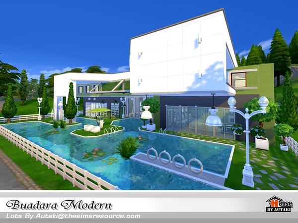 Sims 4 Buadara Modern by autaki at TSR