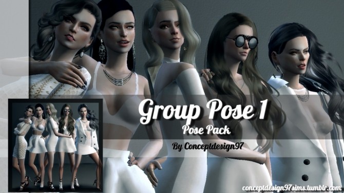Sims 4 Group Pose 1 by ConceptDesign97 at SimsWorkshop
