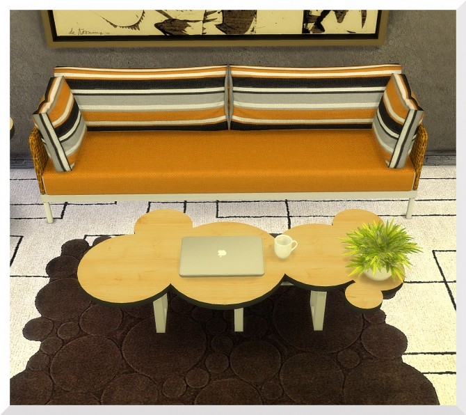 Sims 4 Bubbles Table Set by rtgkbg at Mod The Sims