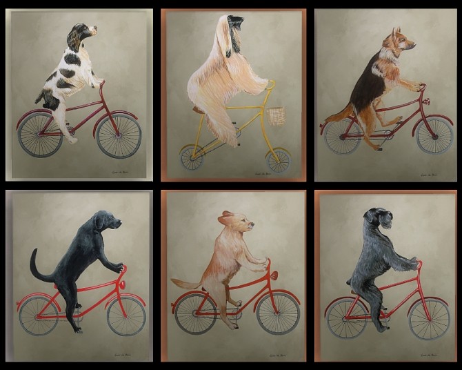 Sims 4 Doggies on Bicycles by rtgkbg at Mod The Sims